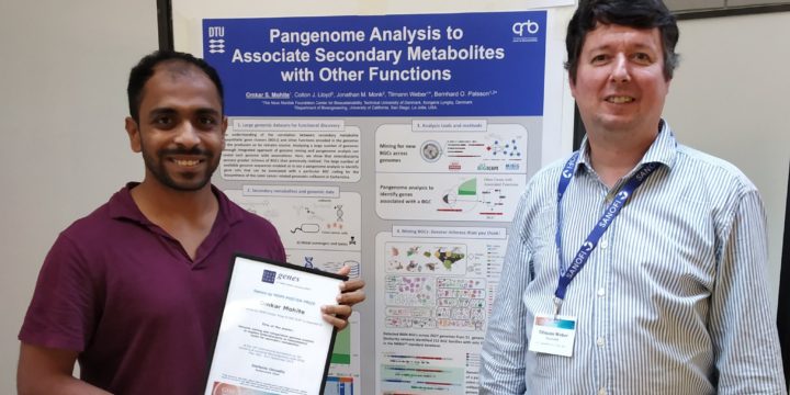 Omkar Mohite won a poster prize at GIM conference in Pisa, Italy